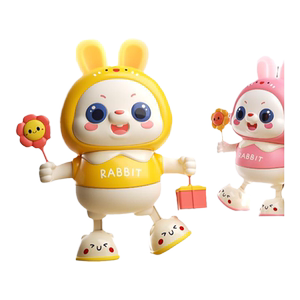 Baby toy 011 years old looks up to train baby dancing rabbit newborn coaxing baby artifact 3 to 6 months
