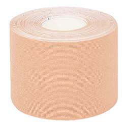 Facial muscles are lifted and tightened with tightening bandages light and breathable