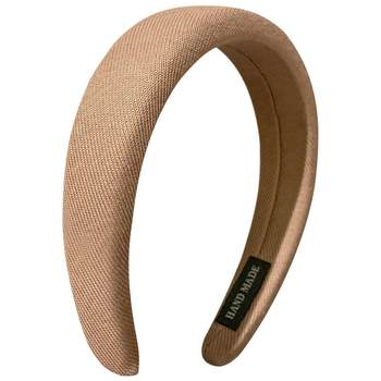 Internet celebrity headband for women in autumn and winter solid color versatile outing headband