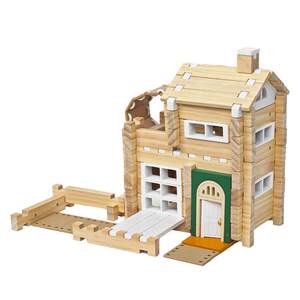 
Children's Luban mortise and tenon structure building block toy three-dimensional solid wood little architect wooden puzzle assembly Children's Day gift