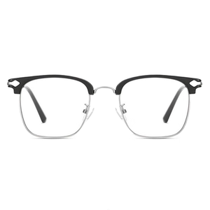
Myopia glasses men's half frame can be matched with Swen Science and Technology Ultralight Frame Anti-Blue Light Radiation Eye Flat Light Mirror