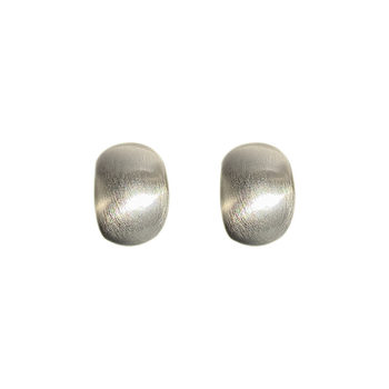 Metal matte texture cool style earrings