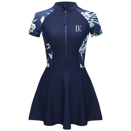 
BE Fan De'an Huayang Series 2025 One-piece Swimsuit Women's Sun Protection Conservative Slim Hot Spring Swimming Pool High-end