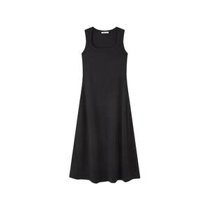 
Sanfu suspender dress women's 2026 new summer square collar sleeveless slim slim vest dress long skirt women's clothing