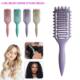 Hollow Comb Curl Define Styling Brush Durable Smooth Hair Fl