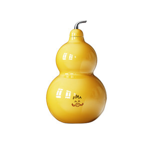 
Shangmeiying OTE Oudilanglangshan Little Monster Gourd Cup Drink More Hot Water Little Pig Demon Takeaway Whiskey Flask