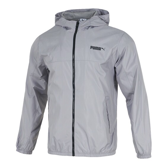 
PUMA Quick-drying Jacket Men's 2026 Summer Men's Woven Tops Hooded Sports Jacket Cardigan 693713