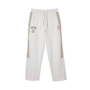 
Lingzhi [NBA Co-branded Bucks] Jack Jones Men's Spring Sweatpants Trousers with Snap Buttons and Loose Slits