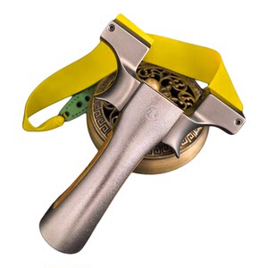 
New Suis Raptor titanium alloy dragon tooth clip slingshot high-precision fast-flattening leather slingshot outdoor catapult toy