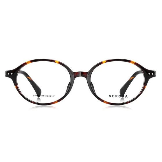 
Swarovski myopia glasses women's round frame nerd TR90 plain mirror tortoiseshell glasses frame men's glasses SF796