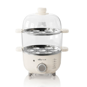 Bear steamed eggs automatically power off home mini -cooking eggs dormitory Time steamer small steamed eggs artifact
