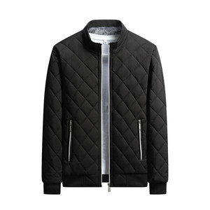 Winter men's sports cotton jacket wind -proof and warm young cotton jackets in winter black thick cotton jacket men