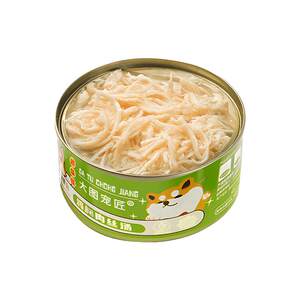 Dog snacks soup Chicken breast shredded puppies, puppy puppies, fertilizer, moisture, dampness food supplement nutritional staple food
