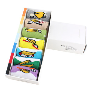
Weekend socks, boys and girls socks, students' pure cotton four-season medium thick medium tube cotton socks soft 3-5 7-9 years old
