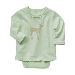 Spring and autumn fake two-piece double-layered belly-protecting bottoming shirt