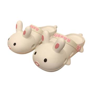 Film, cute cartoon rabbit INS hole shoes
