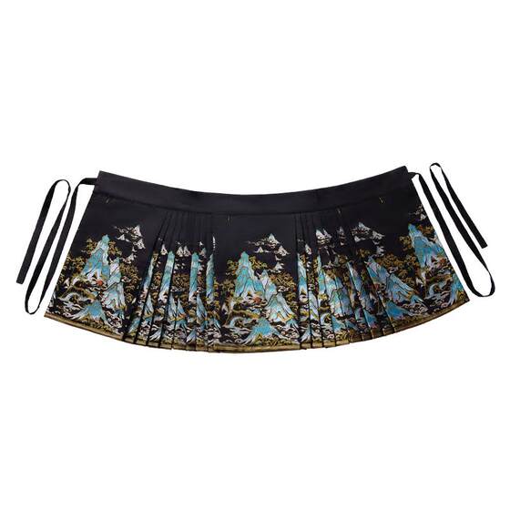 Hanfu 2025 spring and summer new horse-face skirt new Chinese short skirt for women small adult Hanfu suit skirt