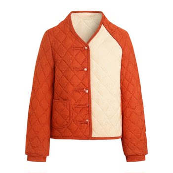 Add cotton and velvet warm wild cotton jacket
