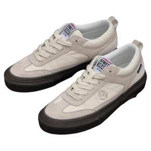 
VISION official CHOPPER ivory white retro T-head reverse fur men and women canvas shoes American skateboard shoes