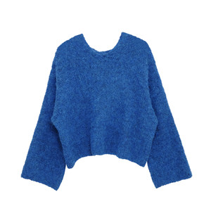 Huanghuang Home Hooded Soft Sweater 2025 Winter New Style Casual Soft Glutinous Lazy Pullover Knit Sweater Women Ins