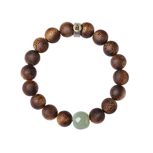 
The new agarwood bracelet in the palace for men, genuine wooden disc toy bracelet, boy's birth year gift for boyfriend