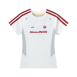 
Mr. Jiangnan NewJNXS sun protection and cool outdoor sports short-sleeved T-shirt summer contrasting webbing splicing jersey for women