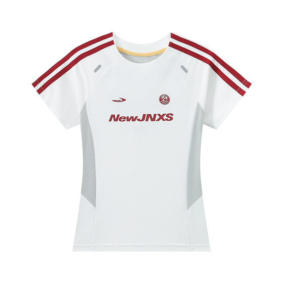 
Mr. Jiangnan NewJNXS sun protection and cool outdoor sports short-sleeved T-shirt summer contrasting webbing splicing jersey for women