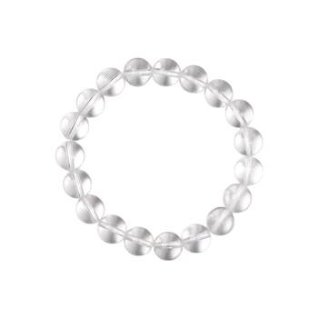 
Old Temple White Crystal Beads Transparent Bracelet