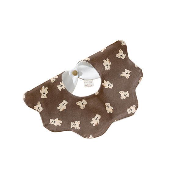 
Bib Class A baby newborn pure cotton gauze saliva towel waterproof baby anti-vomiting soft bib Korean version