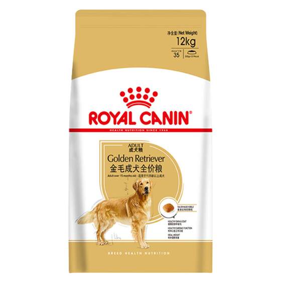 [Self-operated] Royal Dog Food Golden Retriever Adult Dog Full Price Special Grain Large Dog Hairy Dog Main Food GR25/12kg