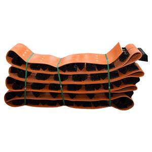 Manufacturer's direct supply of shot blasting machine lifting accessories, belt assembly, cast iron manganese steel plate, stainless steel hopper lifting belt