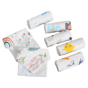 
Baby saliva towel newborn baby towel pure cotton super soft bath face wash towel small square towel children burp towel
