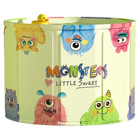 
Japanese folding children's bath bucket 3 to 12 years old baby full body bath home baby thickened winter bath bucket