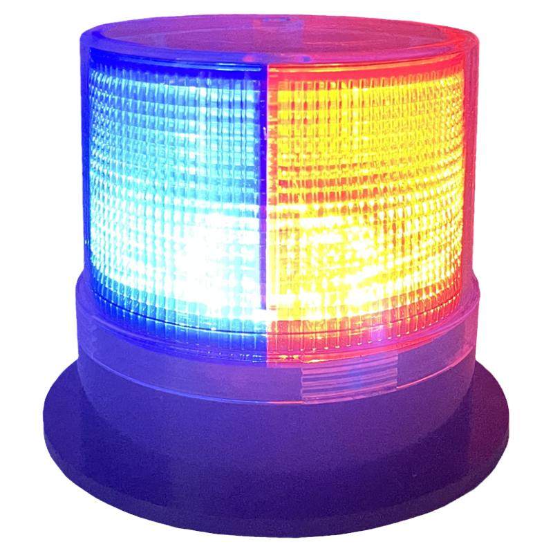 Lumière Stroboscopique Bleue 12V Haute Intensité - Balise LED Clignotante Alarme D'Urgence Sans Son