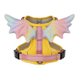 
Cross-border hot-selling harness, explosion-proof, shock-proof and break-away cat and dog harness, three-dimensional wings, dog leash, pet supplies