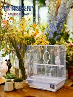 Американский ph tiger parrot cage home -boutique маленькая металлическая клетка пион живопись бровей Специальная маленькая птичья клетка
