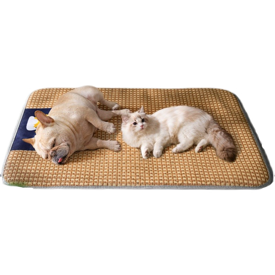 Dog Dogs Pets Pet Cat Dog Cushion Sleeping with a dog nest ice mat, sleeping cushion in summer and summer, four seasons