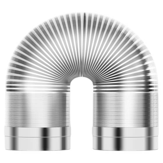 
Range hood exhaust pipe oil suction machine metal exhaust pipe 304 stainless steel factory machine exhaust pipe ventilation pipe