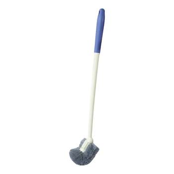 
Toilet brush with long handle and no dead ends, specially designed for extension