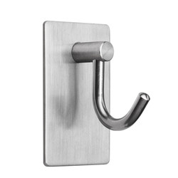 No punching 304 stainless steel coat hook with strong load-bearing capacity