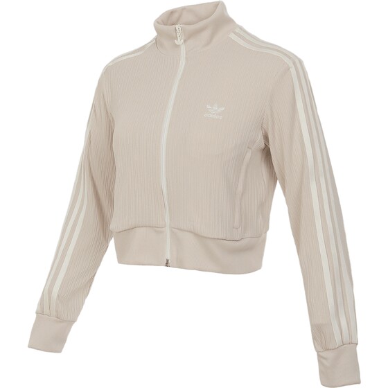 
adidas Adidas clover women's retro sports casual stand collar jacket KB8951