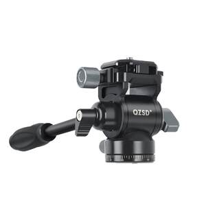 
Lightweight era mini hydraulic gimbal SLR camera camera metal handle damping gimbal portable micro single mobile phone outdoor concert vertical panoramic professional photography universal tripod accessories