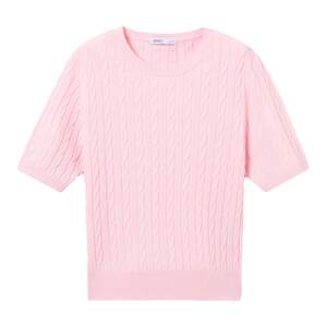 
SPAO Korean style spring and autumn women's simple casual and elegant round neck easy to wear short-sleeved sweater