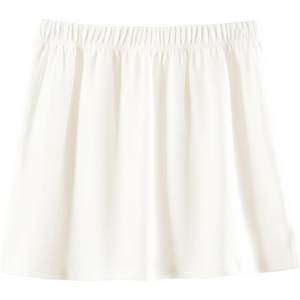 Little fart lady with a sweater bottoming artifact fake lower swing in winter stacked wearing a cotton white skirt with a skirt inside
