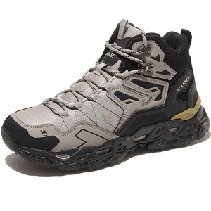 
Camel men's shoes 2026 new fashion outdoor high-top mountaineering hiking shoes non-slip wear-resistant plus velvet casual sports shoes