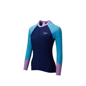 Speedo/speedo women's long-sleeved swimsuit top
