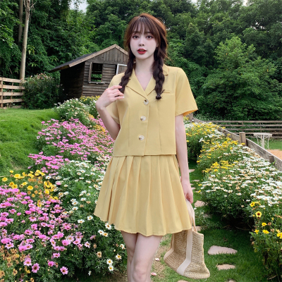 taobao agent Summer set, classic suit, with short sleeve, plus size