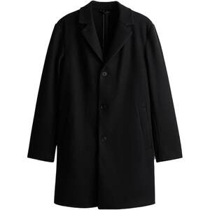 
HM men's woolen coat winter loose lapel mid-length jacket 1225636