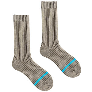 Zoyin men's socks men's summer thin gray pile socks pure cotton yarn sweat-absorbent and deodorant youth mid-tube socks