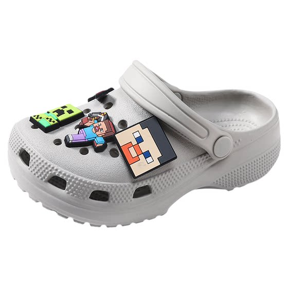 
Minecraft children's hole shoes boys' slippers summer new non-slip girls children's sandals boys beach shoes